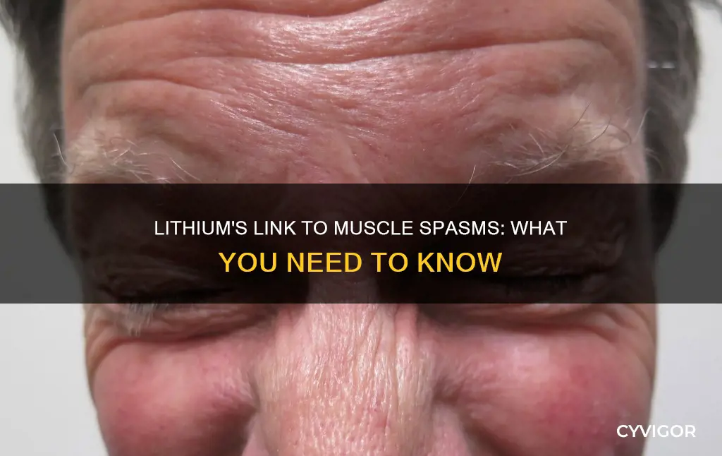 can lithium cause muscle spasms