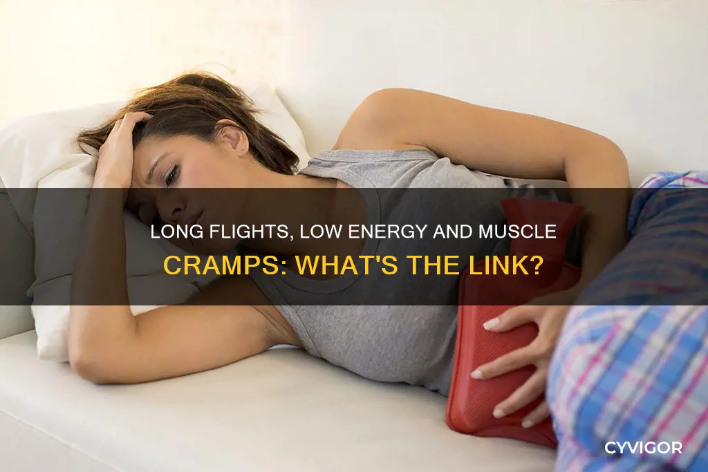 can long periods cause low energy and muscle cralps