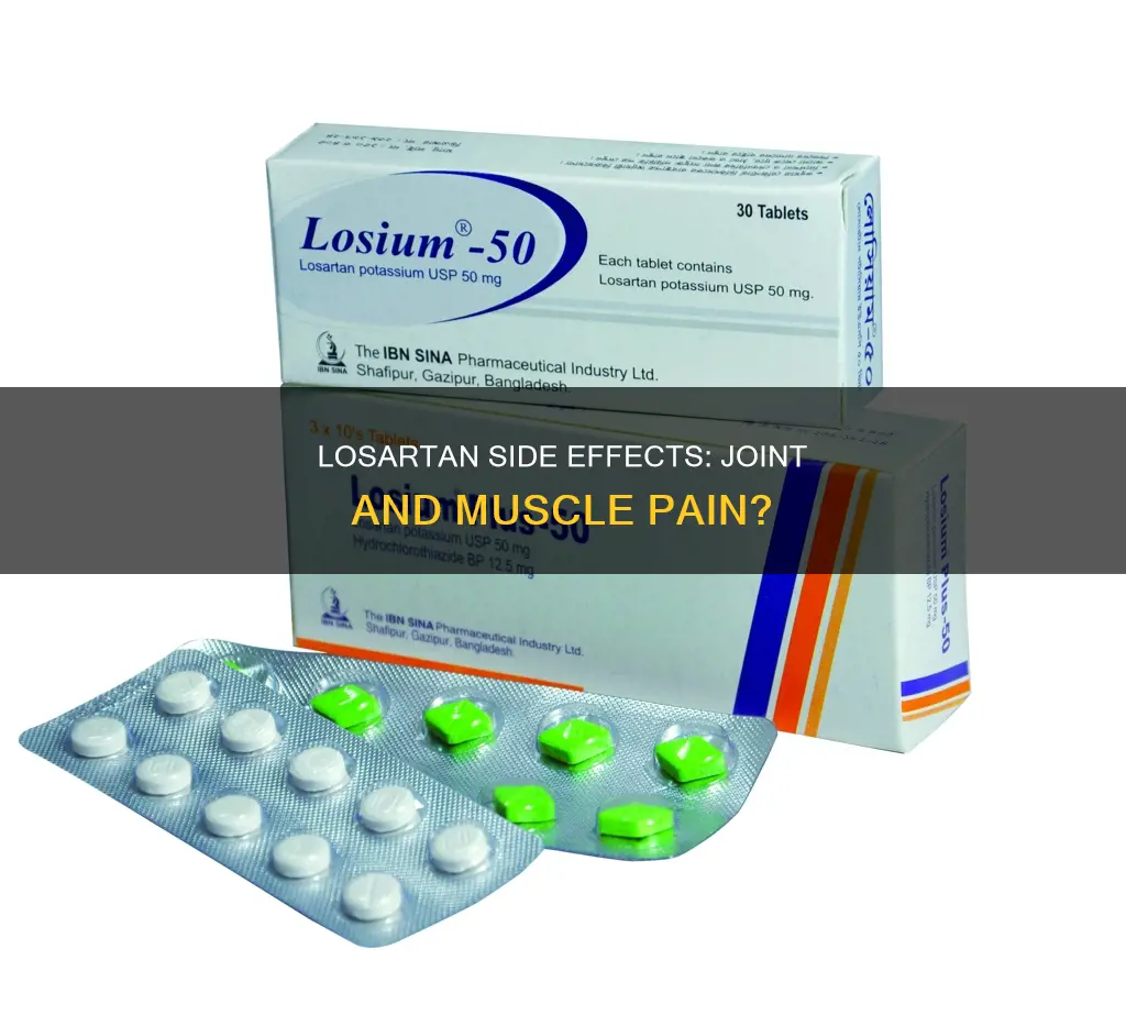 can losartan cause joint and muscle pain