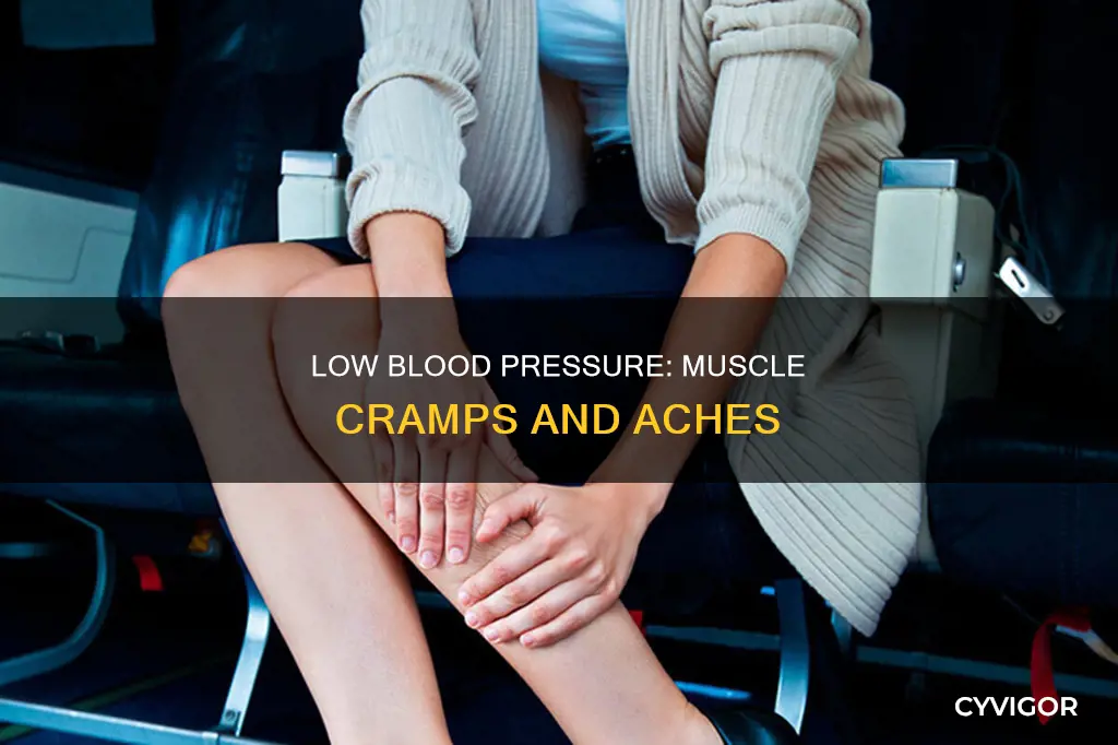 can low blood pressure cause muscle cramps