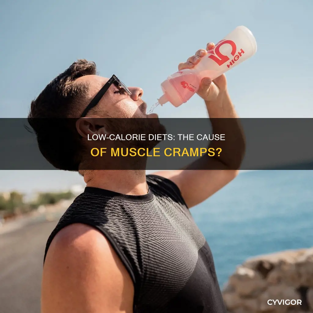can low calories cause a muscle cramps