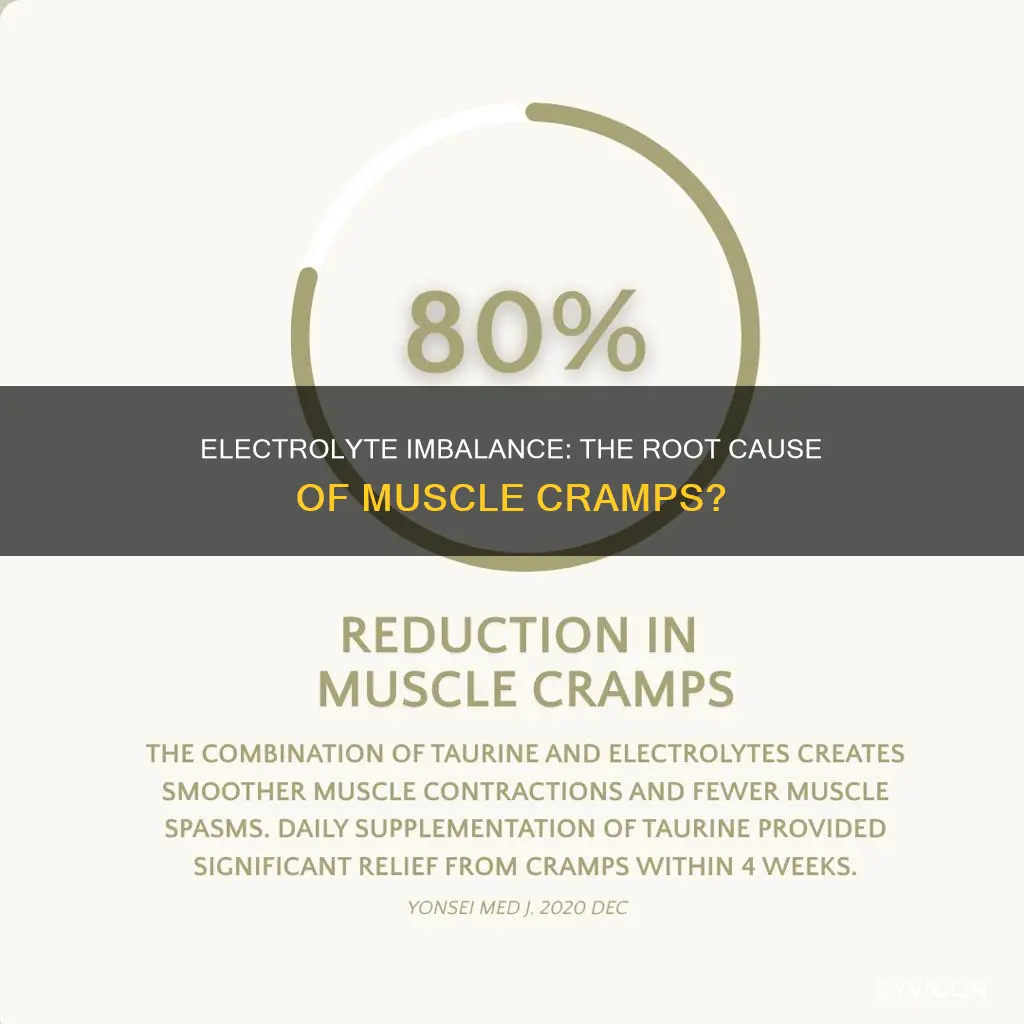 can low electrolytes cause muscle cramps