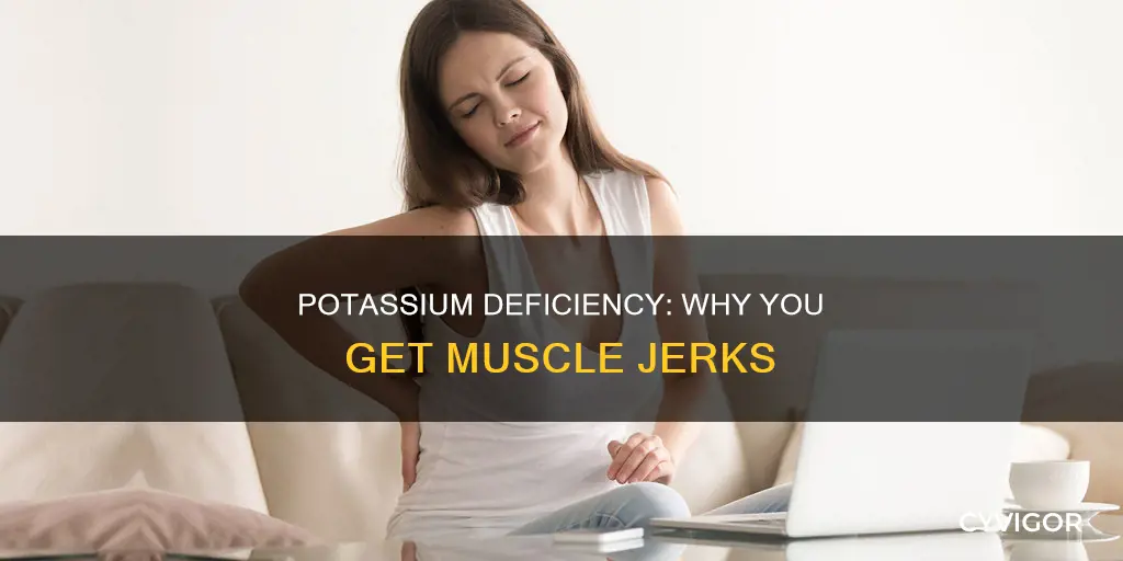 can low potassium cause muscle jerks