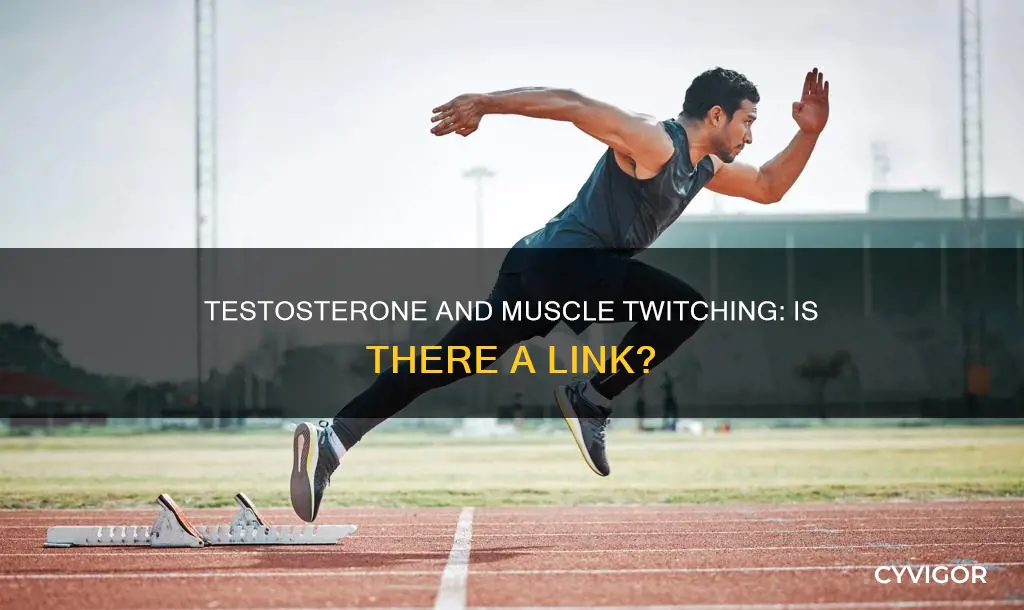can low testosterone cause muscle twitching