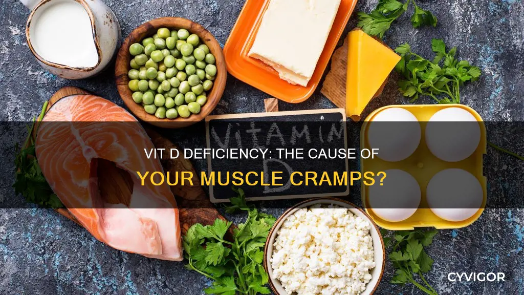 can low vit d cause muscle cramps