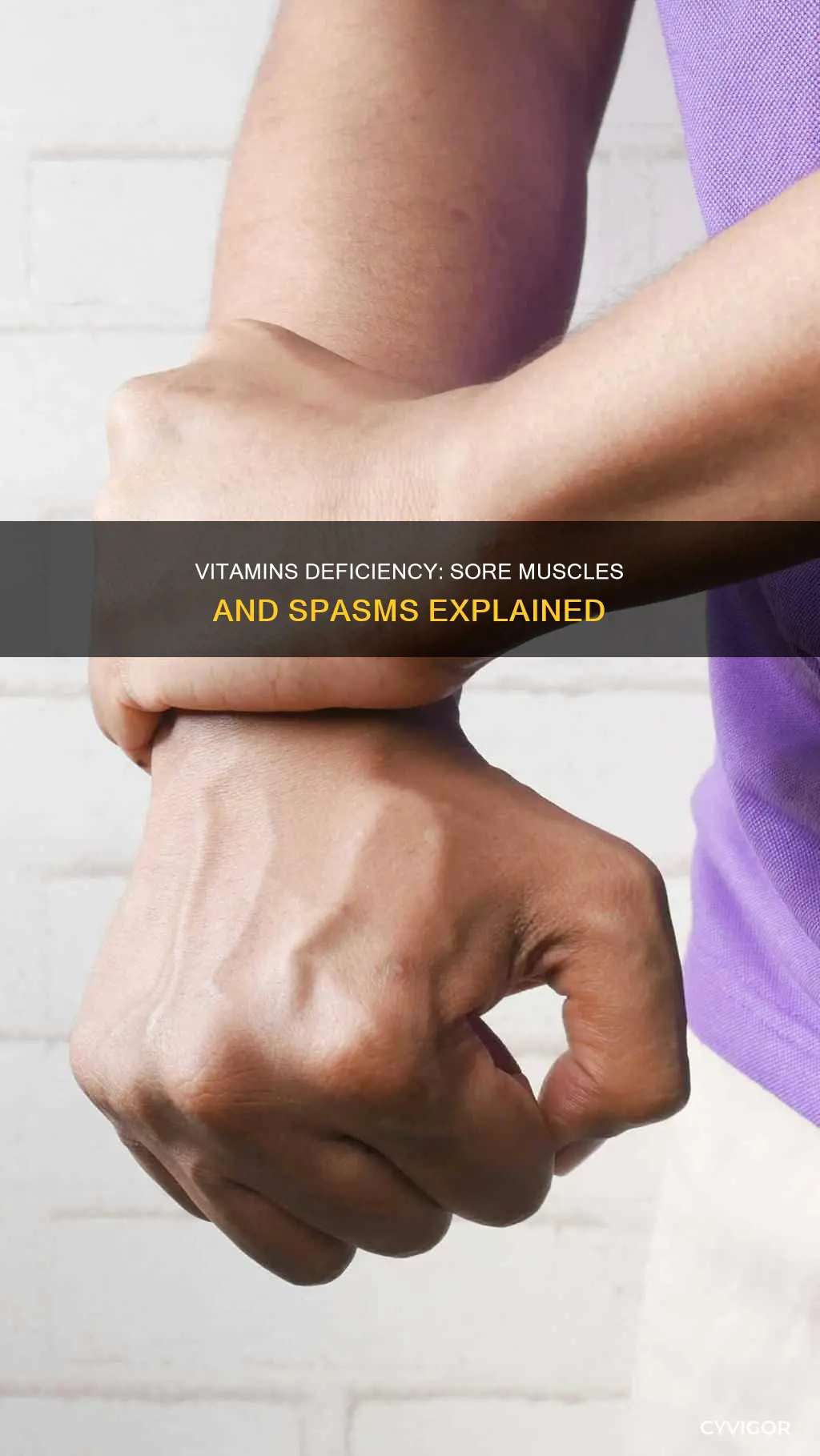 can low vitamins cause sore muscles and spasms