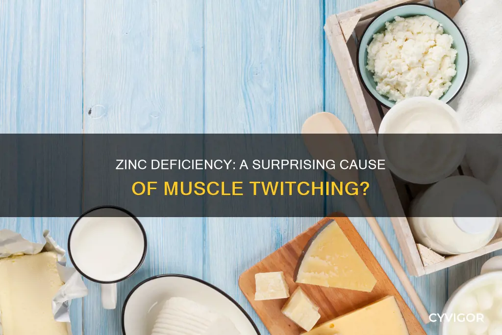 can low zinc cause muscle twitching