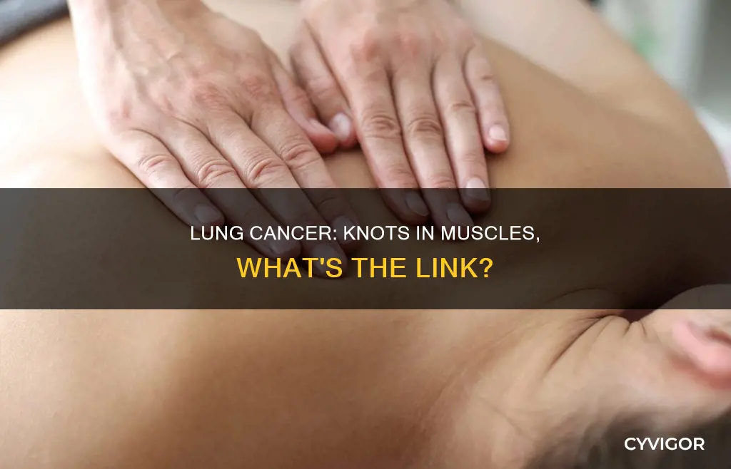 can lung cancer cause knot in your muscles