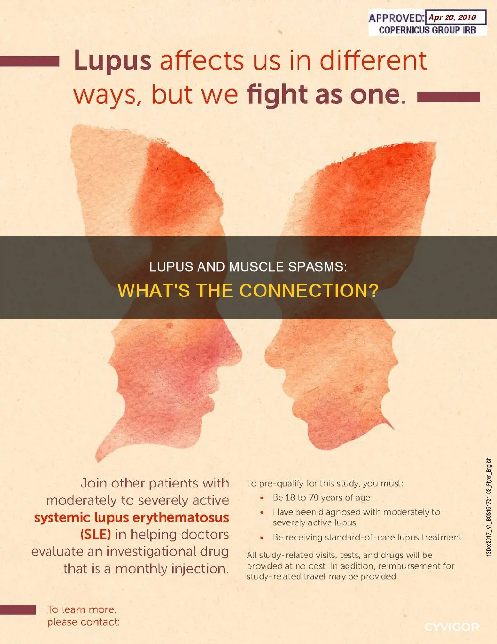 can lupus cause muscle spasms