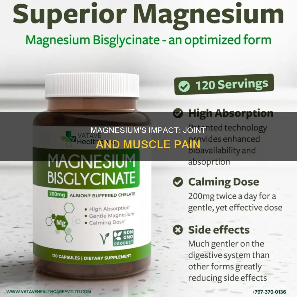 can magnesium cause joint and muscle pain