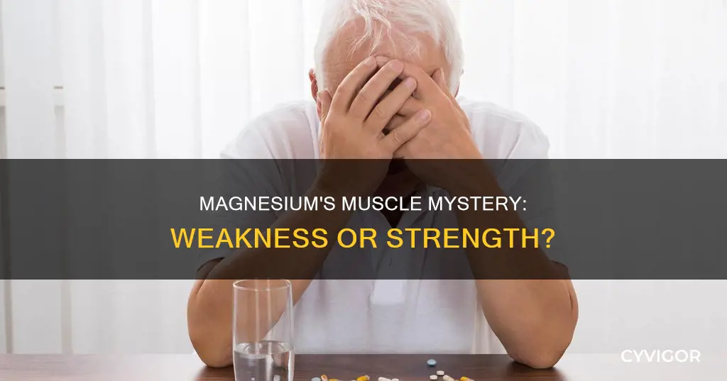 can magnesium cause muscle weakness
