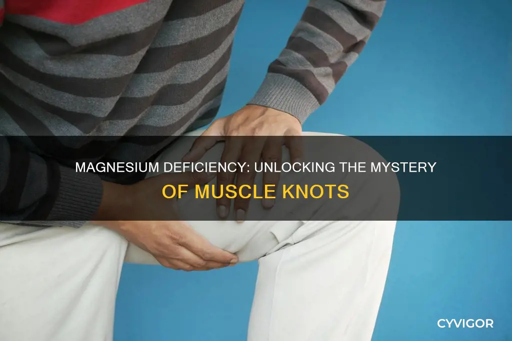 can magnesium deficiency cause muscle knotting