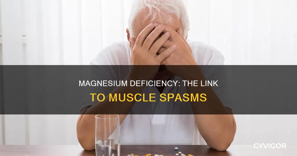 can magnesium deficiency cause muscle spasms