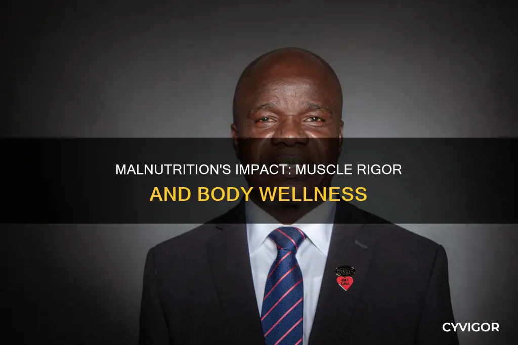 can malnutrition cause muscle rigor