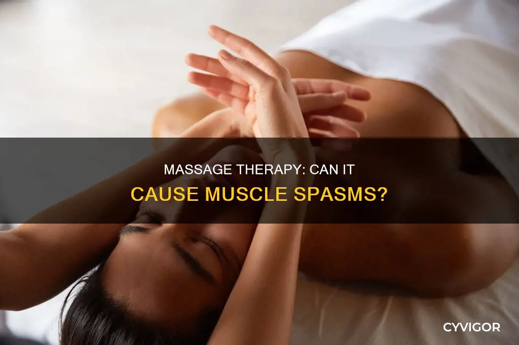 can massage cause muscle spasms