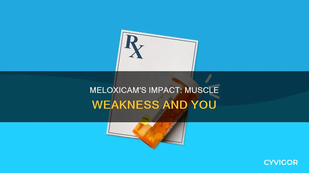 can meloxicam cause muscle weakness