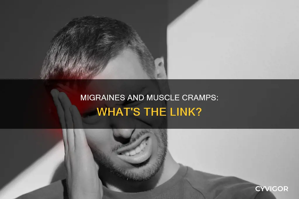 can migraines cause muscle cramps in the calves