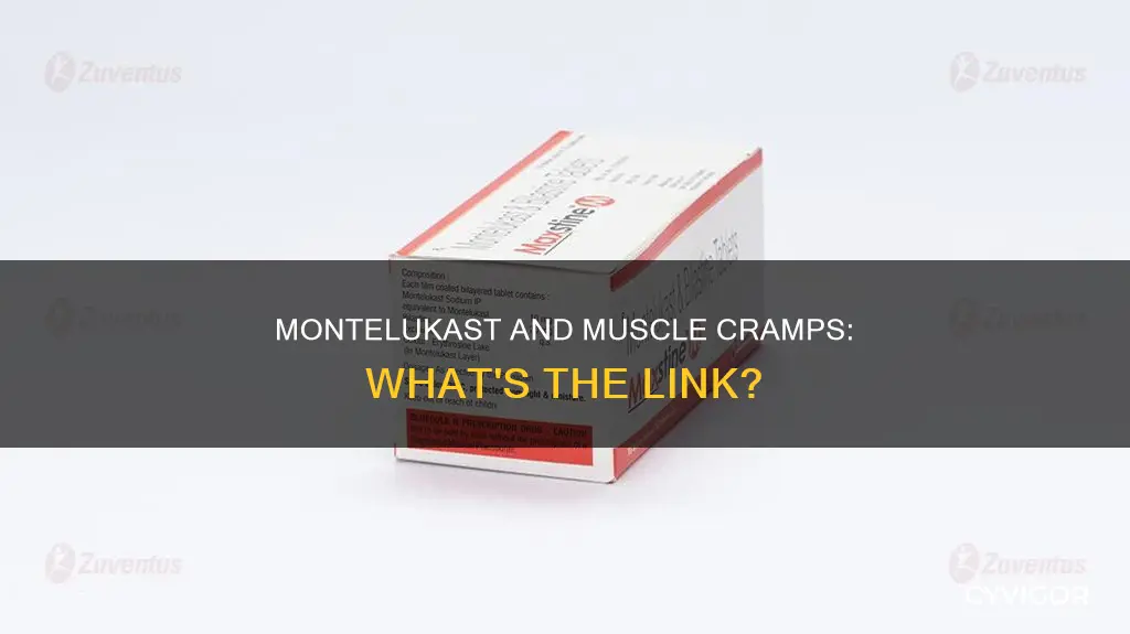can montelukast cause muscle cramps