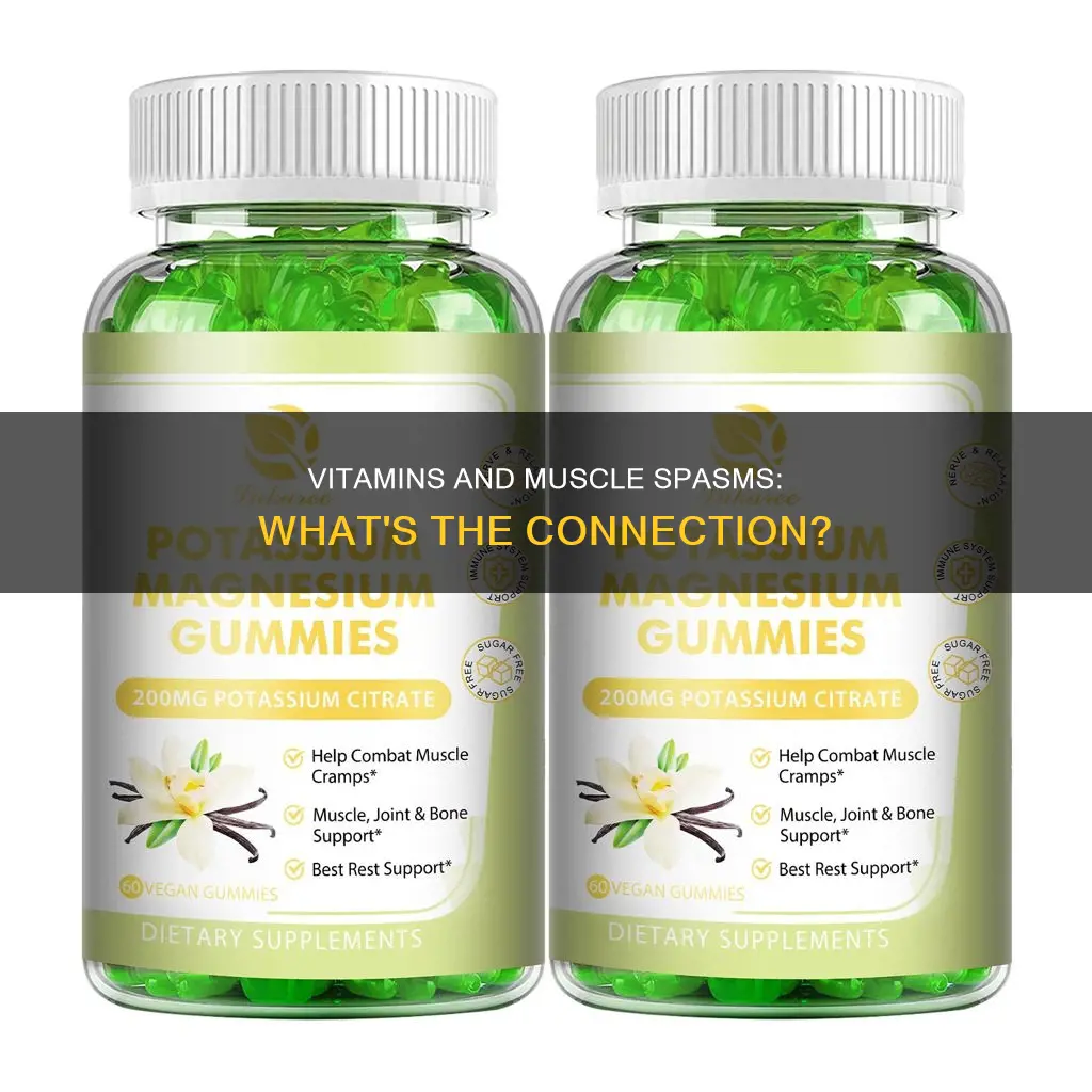can more vitamins cause muscle spasms
