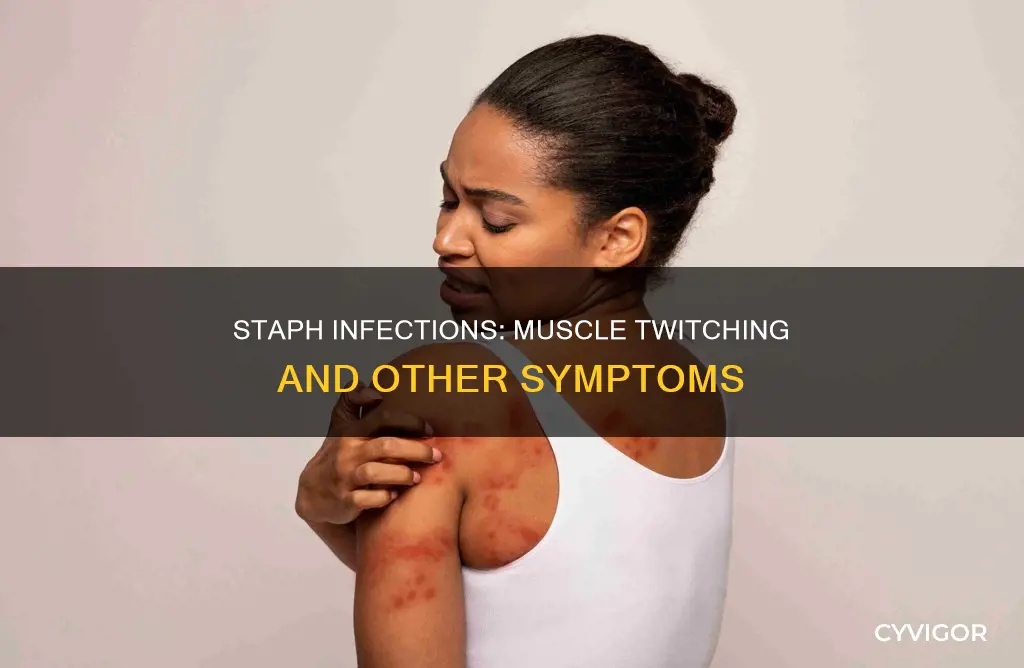 can mrsa staph infection cause muscle twitching