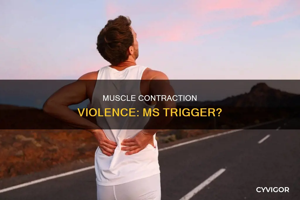 can ms cause violent muscle contraction