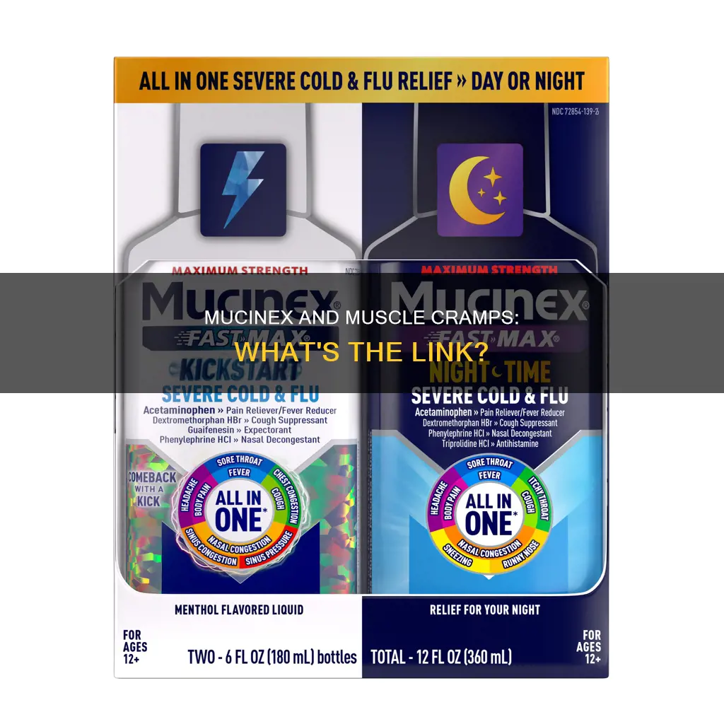 can mucinex cause muscle cramps