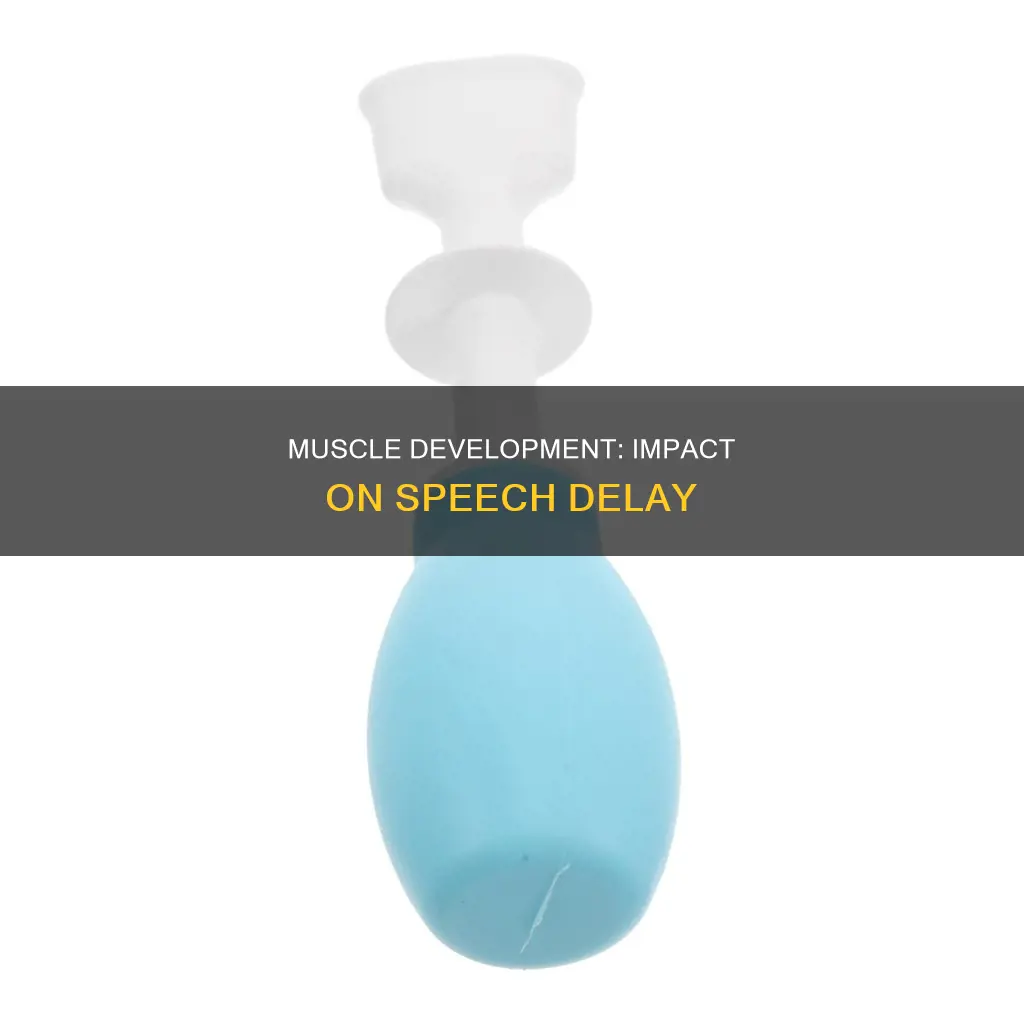can muscle delay cause speech delay