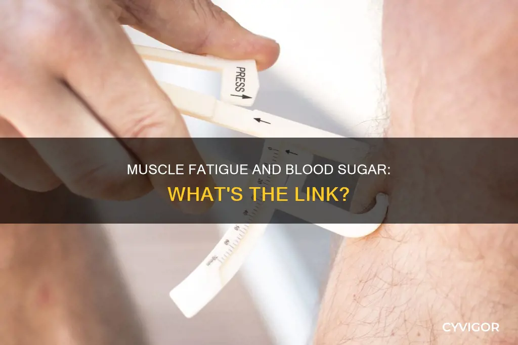 can muscle fatigue cause high blood sugar