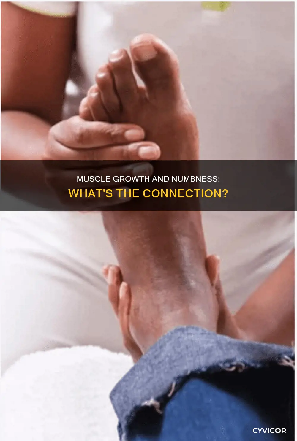 can muscle growth cause numbness