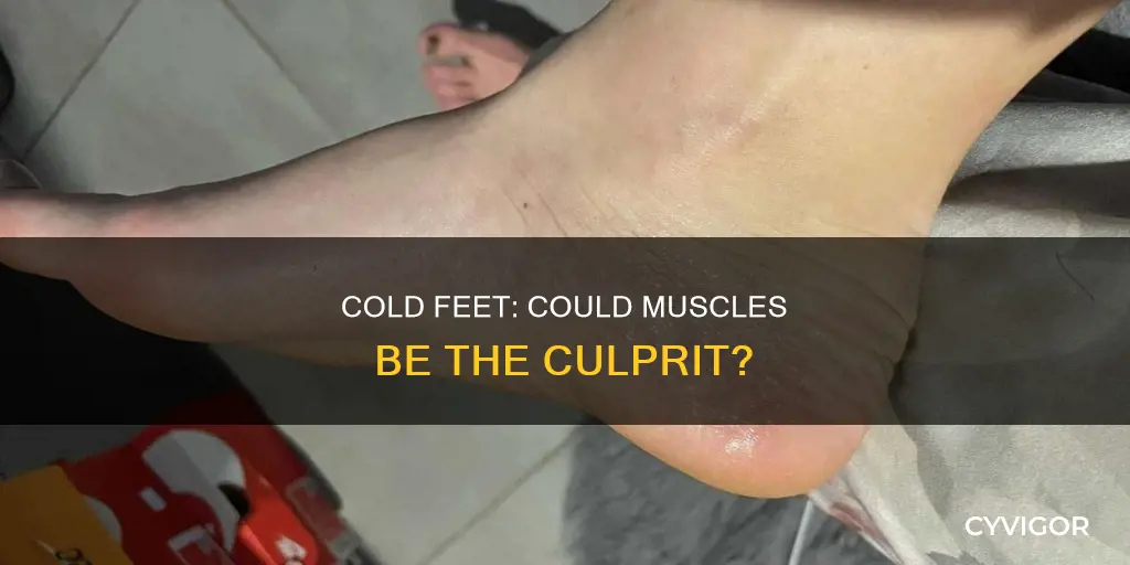 can muscle issues cause cold feet