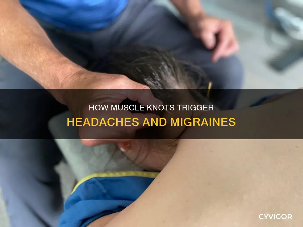 can muscle knots cause headaches
