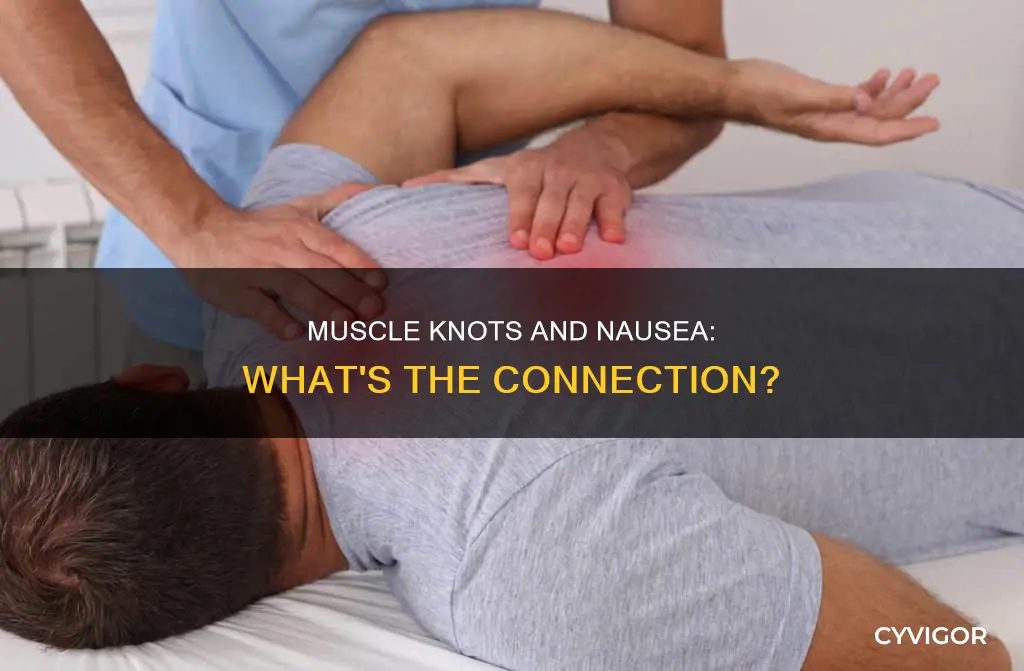 can muscle knots cause nausea