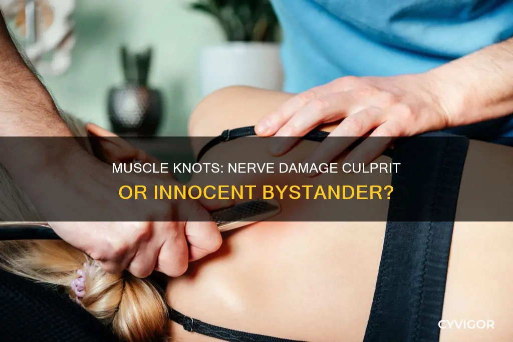 can muscle knots cause nerve damage