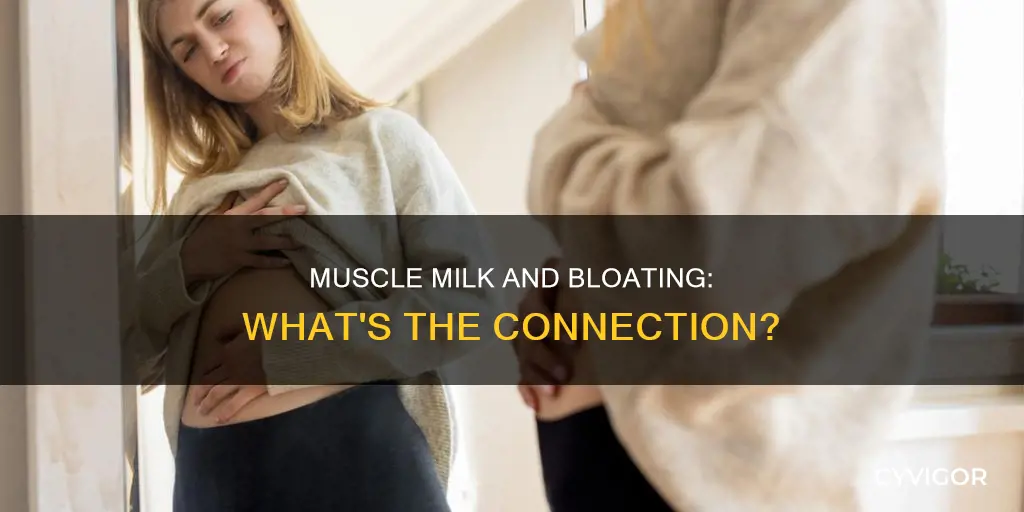 can muscle milk cause bloating