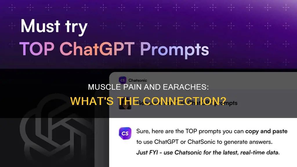 can muscle pain cause earache