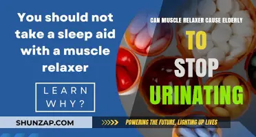 Muscle Relaxers: Urinary Retention Risk in Elderly Patients