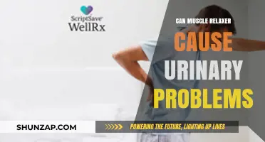 Muscle Relaxers: Urinary Problems and Side Effects