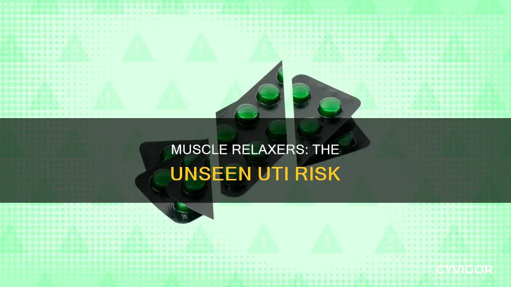 can muscle relaxer cause uti