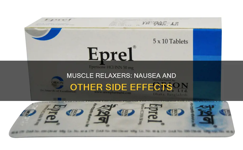can muscle relaxers cause nausea