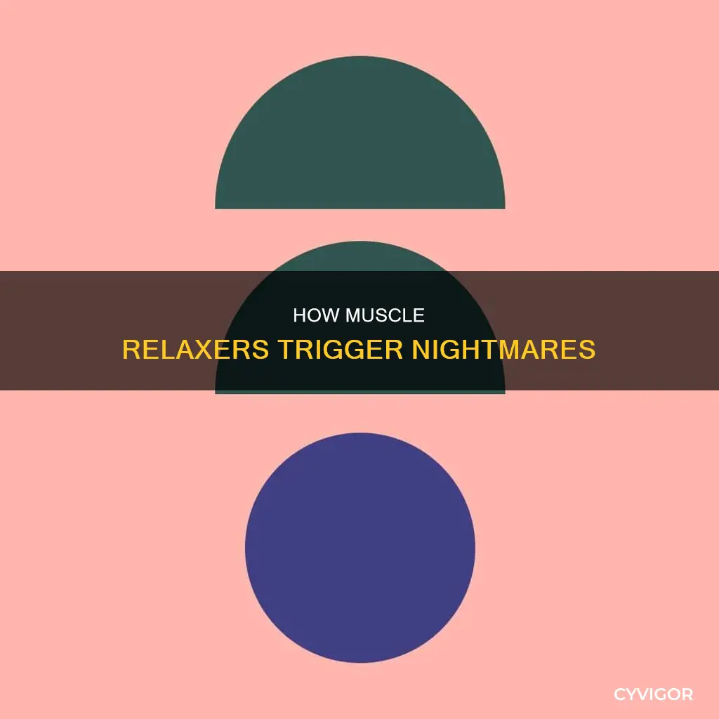 can muscle relaxers cause nightmares