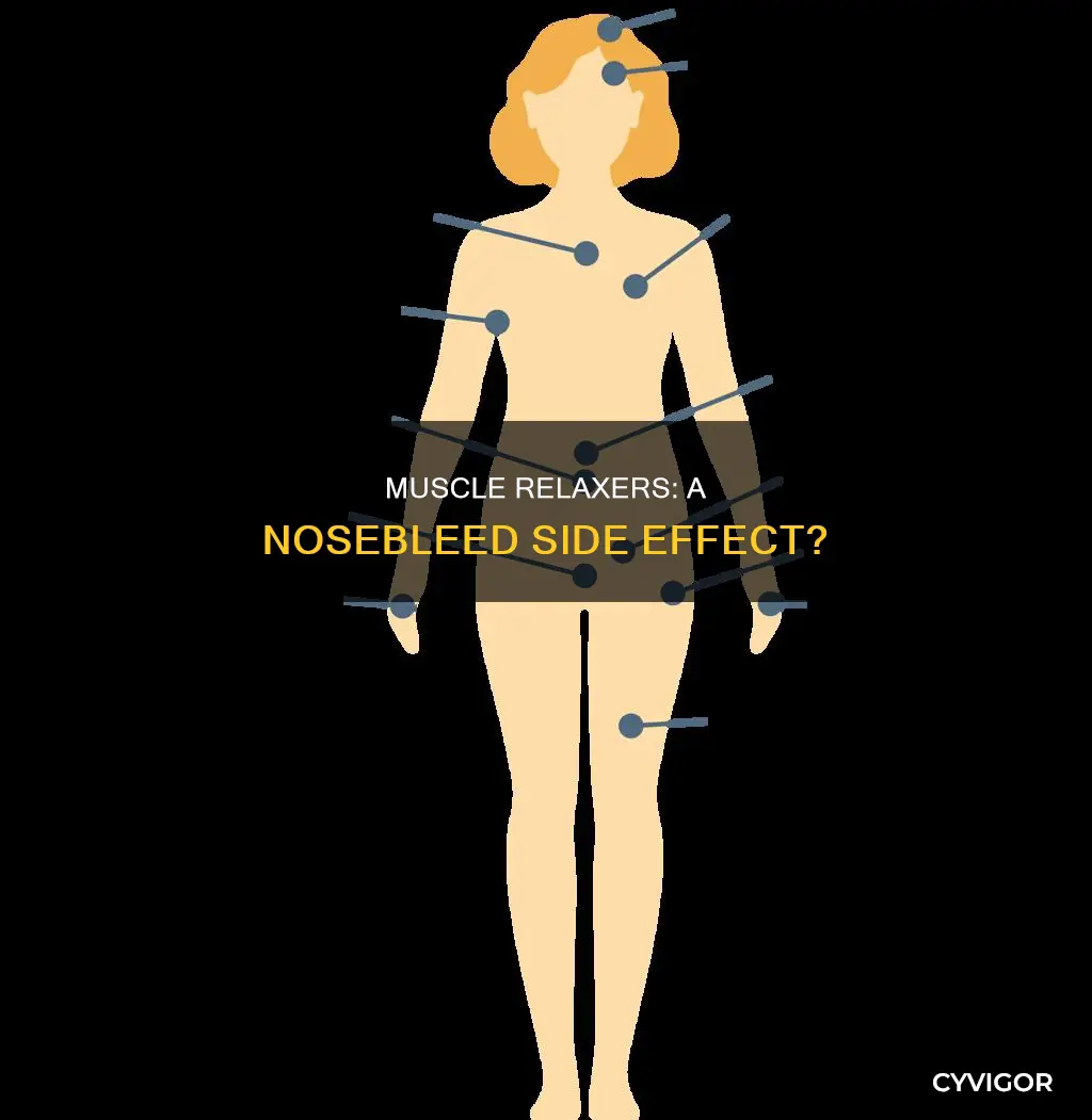 can muscle relaxers cause nosebleeds