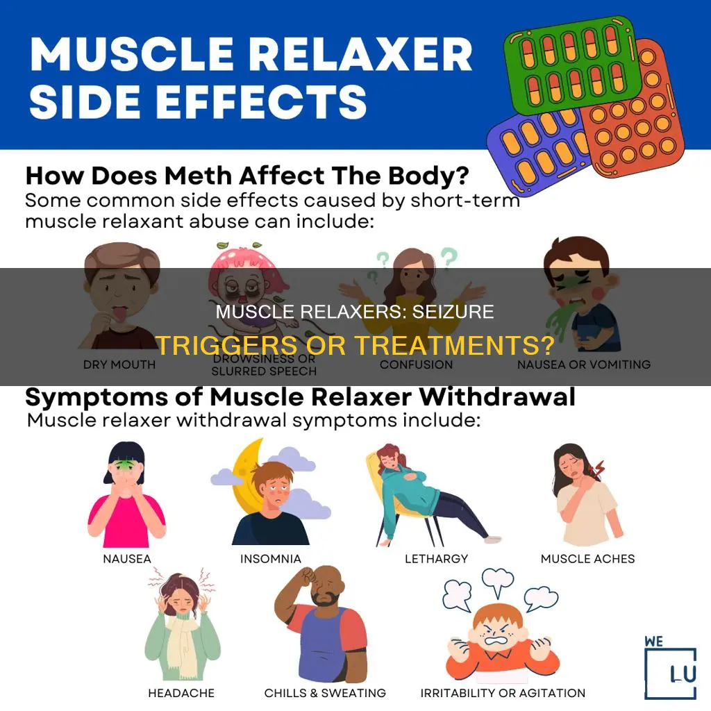 can muscle relaxers cause seizures