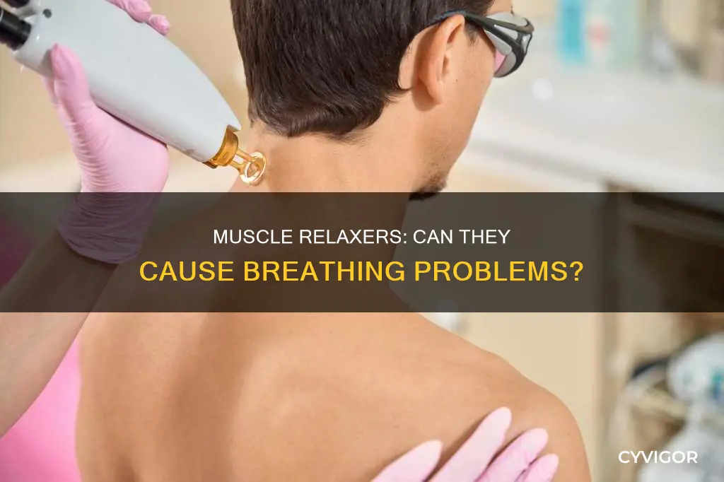 can muscle relaxers cause shortness of breath