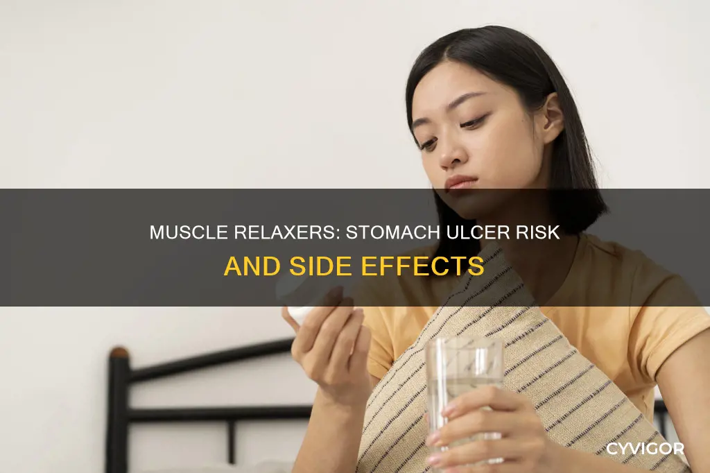 can muscle relaxers cause stomach ulcers
