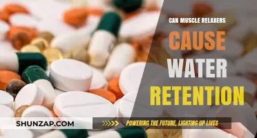 Muscle Relaxers: Water Retention Culprit or Coincidence?