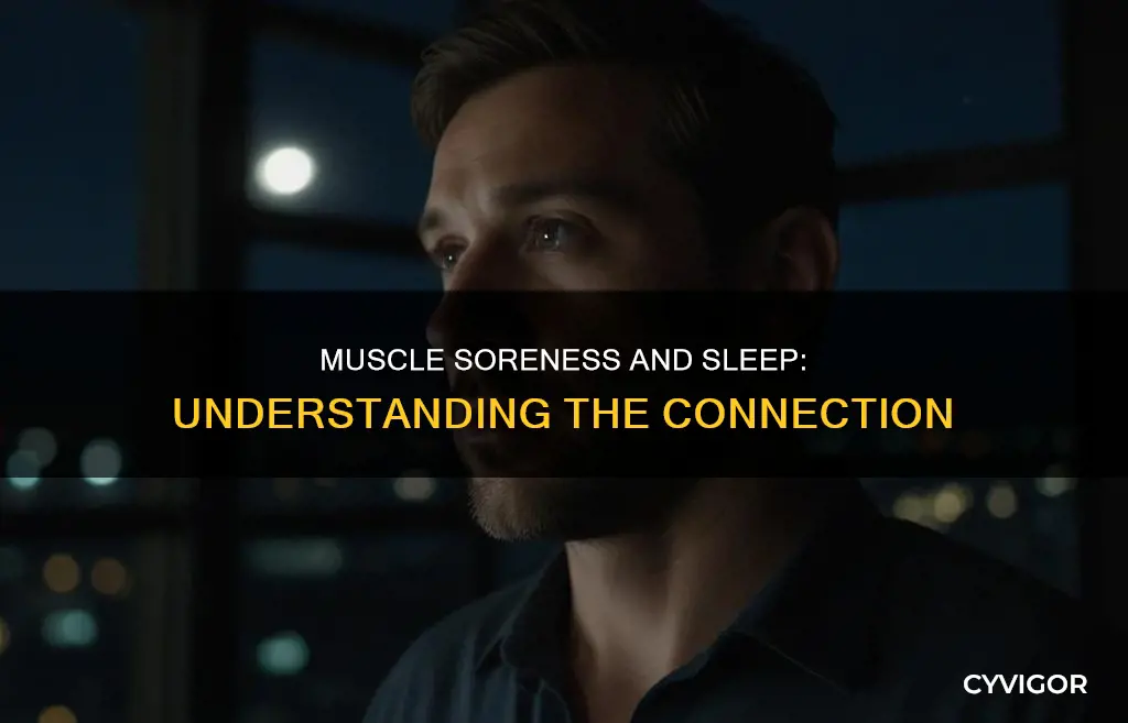 can muscle soreness cause insomnia