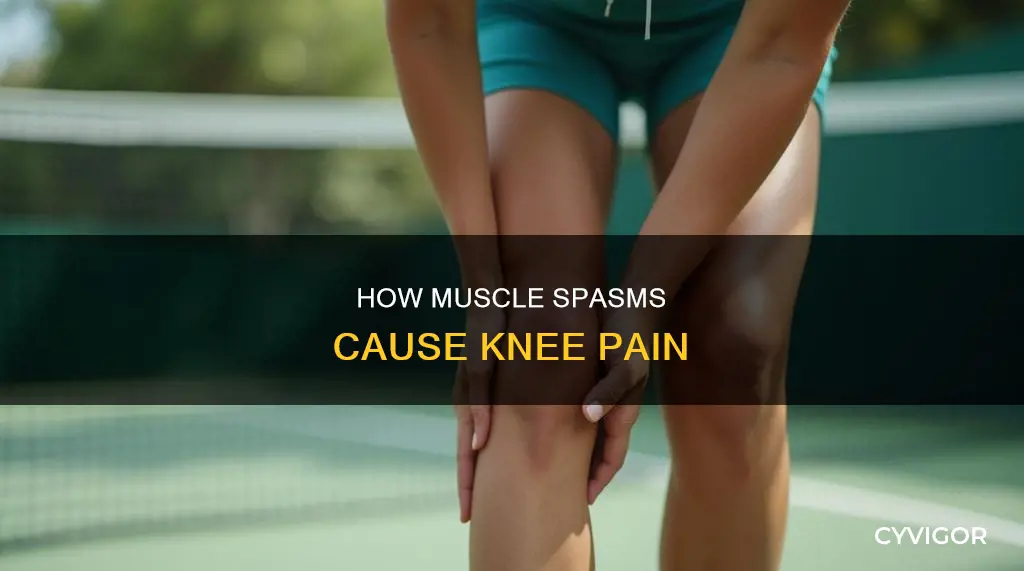 can muscle spasm cause knee pain