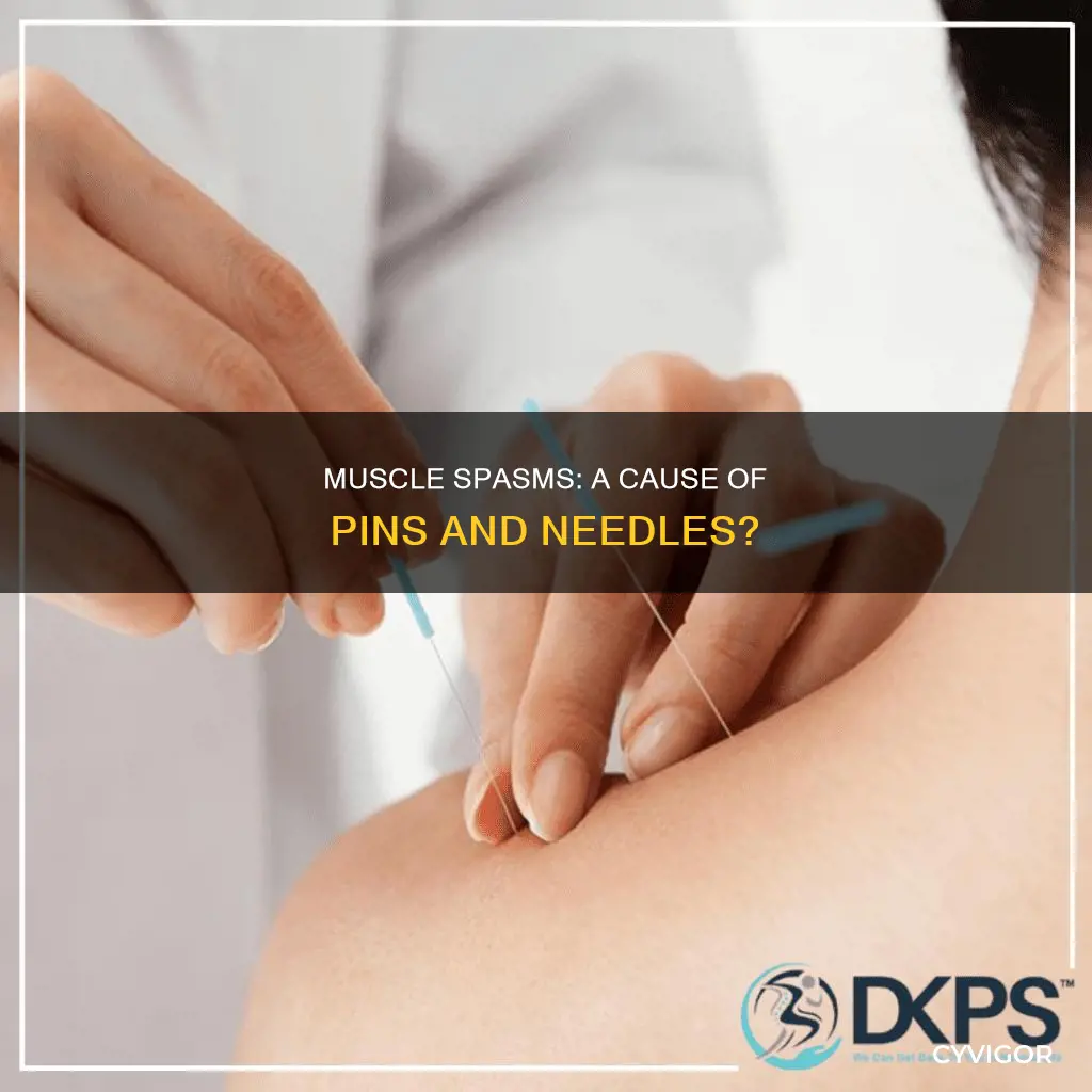 can muscle spasm cause pins and needles