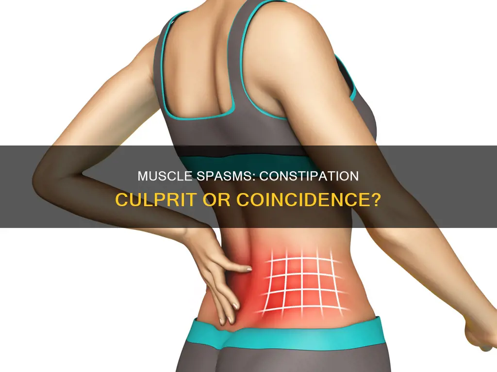 can muscle spasms cause constipation