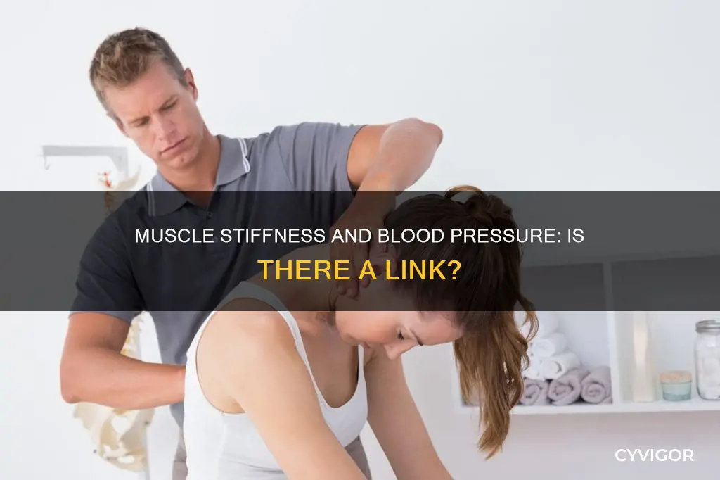 can muscle stiffness cause high blood pressure